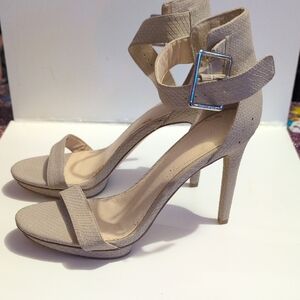 Calvin Klein Elegant Beige Strappy Heels